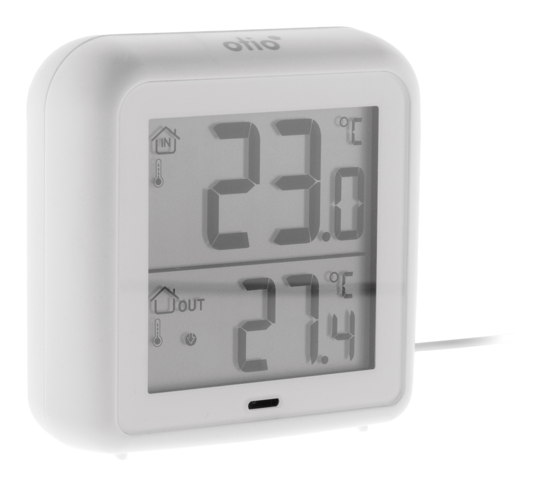 Thermomètre / hygromètre digital blanc, EQUATION