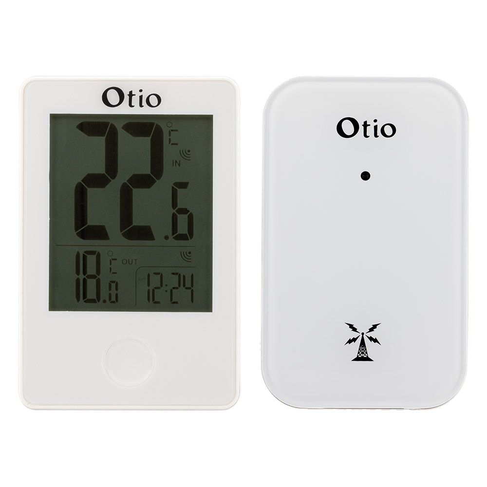 Thermomètre d'intérieur orange - Otio - Station Météo - LDLC