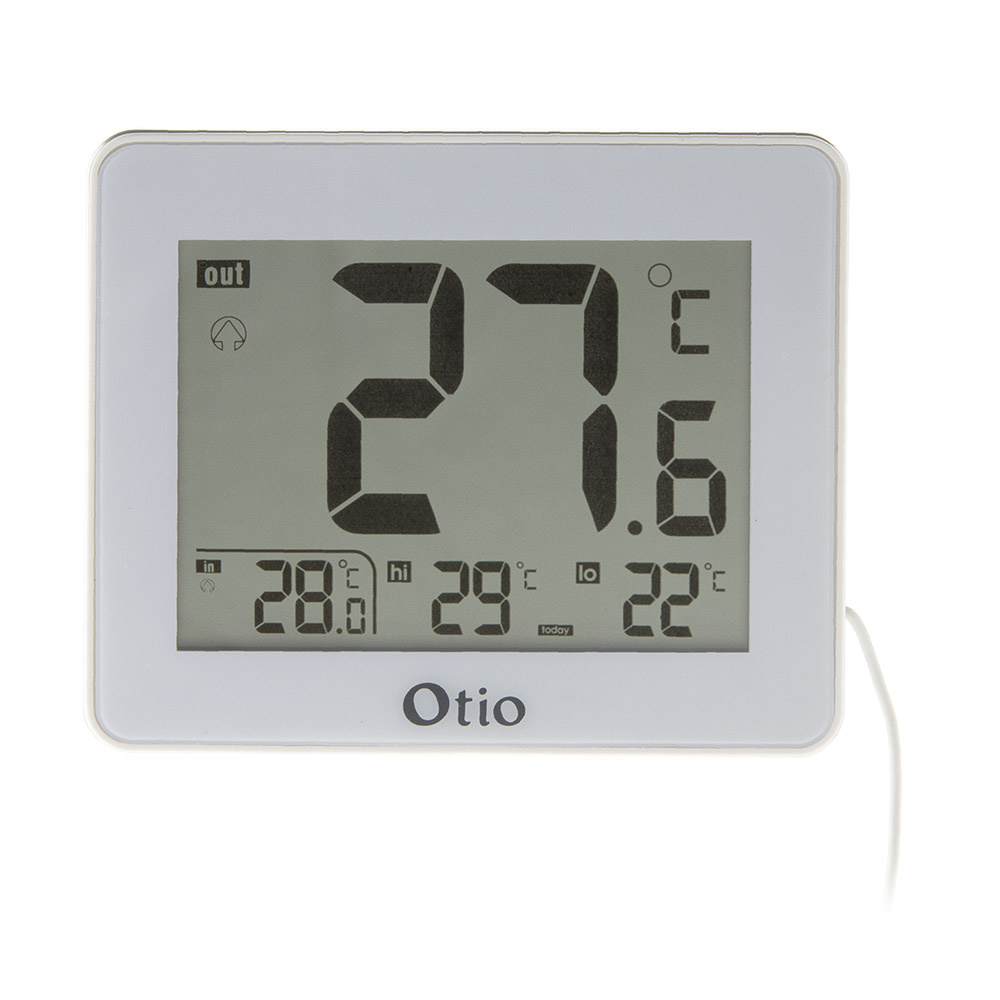 Thermomètre d'interieur et exterieur 14 cm